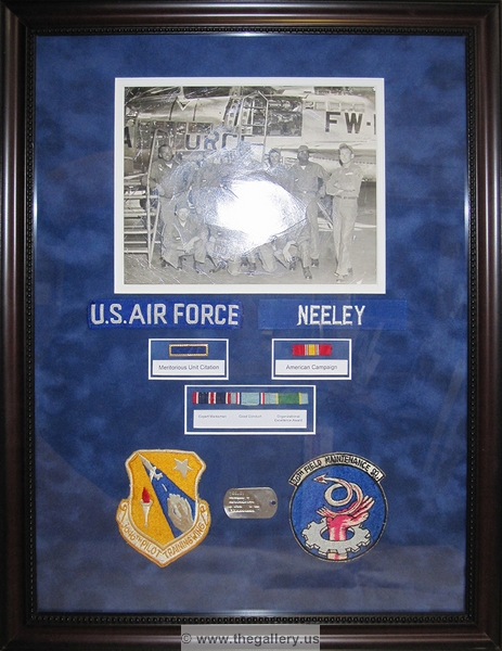 US Air Force with photo medals and patches


military shadow box layouts, military shadow box plans, how to build a military shadow box display case, military shadow box near me, military shadow box ideas, military shadow box display case, military shadow box with uniform, military shadow box with flag, 



The Gallery at Brookwood
www.thegallery.us
770-941-3394
Your Custom Framing Expert
Picture Framing Examples
Custom Framing Examples
Shadowbox Examples
IMG_2426