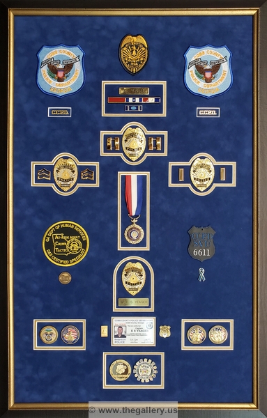 


police shadow box ideas



The Gallery at Brookwood
www.thegallery.us
770-941-3394
Your Custom Framing Expert
Picture Framing Examples
Custom Framing Examples
Shadowbox Examples
cobb-county-retirement-gift-