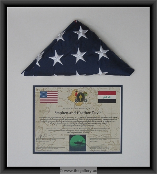 Flag Shadowbox with certificate






The Gallery at Brookwood
www.thegallery.us
770-941-3394
Your Custom Framing Expert
Picture Framing Examples
Custom Framing Examples
Shadowbox Examples
flag-shadowbox-with-certificate