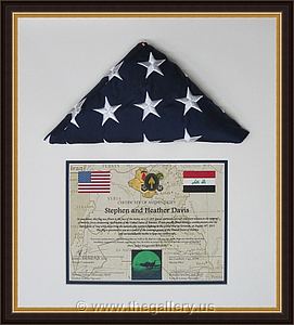 Custom made flag shadow box with certificate

The Gallery at Brookwood
www.thegallery.us
770-941-3394
Your Custom Framing Expert
Picture Framing Examples
Custom Framing Examples
Shadowbox Examples