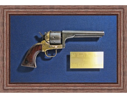 Custom Made Shadow Box for Antique Revolver