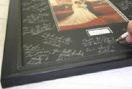signature mat , engravable signature mat for weddings 